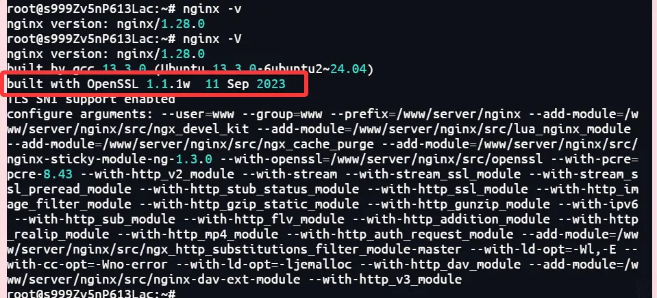 宝塔nginx 启用 HTTP3 性能优化 OpenSSl 编译升级